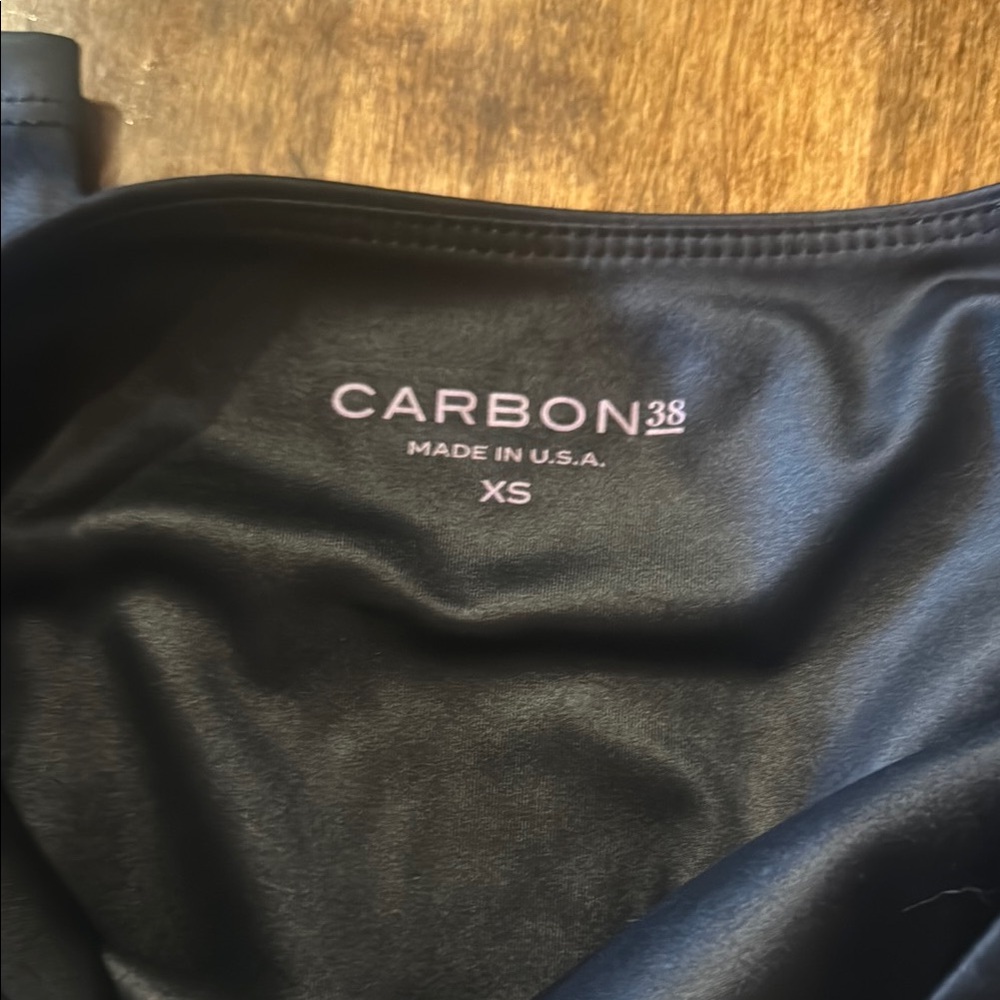 Carbon38 Black Performance Wear Legging in Takara Shine